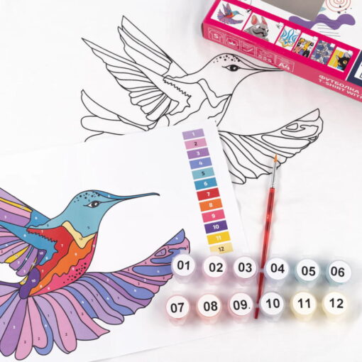 Set pictura pe tricou Rosa Talent Hummingbird