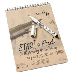 START PAD SPIRAL CALLIGRAPHY DOTTED - 90gr 30f - A5