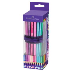 Rollup 20 creioane colorate Faber Castell Sparkle