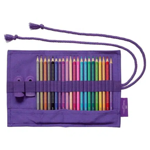 Rollup 20 creioane colorate Faber Castell Sparkle - imagine 3