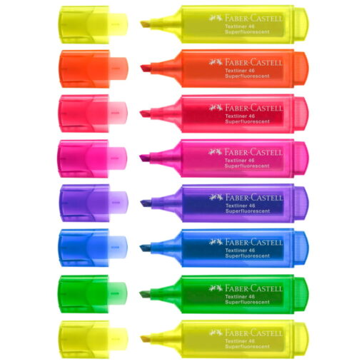 Set 8 textmarkere Superfluorescent 1546
