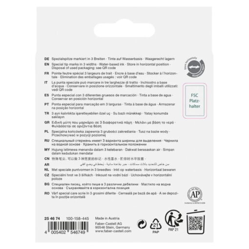 Set 4 textmarkere Metalizat 1546