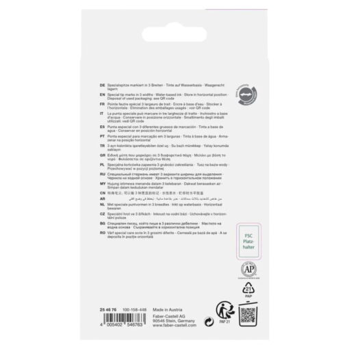 Set 6 textmarkere Metalizat 1546