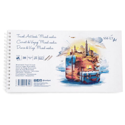 Bloc Acuarela SMLT Travel Art Cold Press 160gr