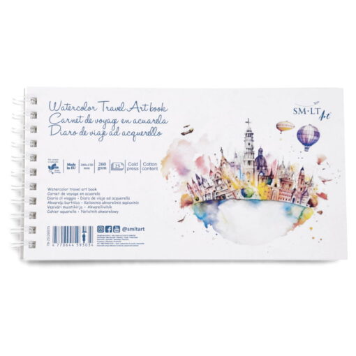 Bloc Acuarela SMLT Travel Art Cold Press 260gr