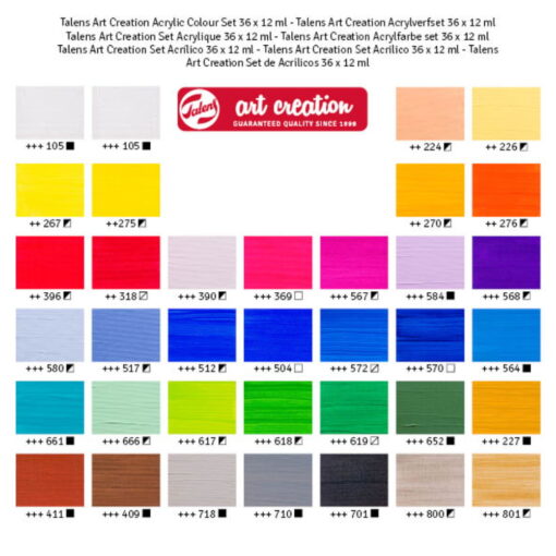 Set 36 Acrilice Art Creation 12ml