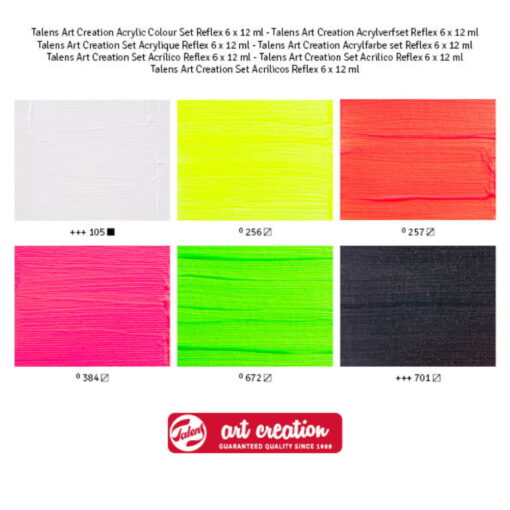 Set 6 Acrilice Art Creation Reflex 12ml