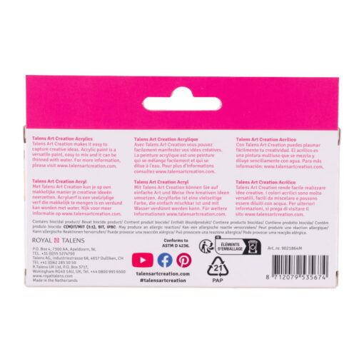 Set 6 Acrilice Art Creation Reflex 12ml