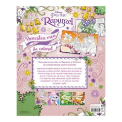 Carte De Colorat - Disney Printese- Rapunzel
