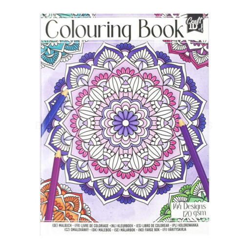 Carte de colorat Grafix - Flowers
