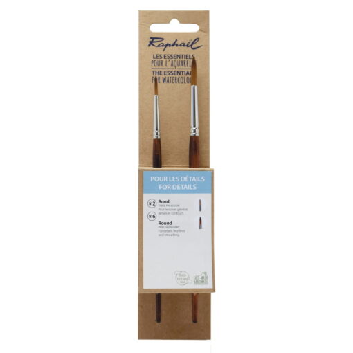 Set pensule detalii Raphael Watercolor Essentials