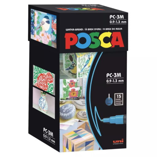 Set 15 Markere Posca PC-3M