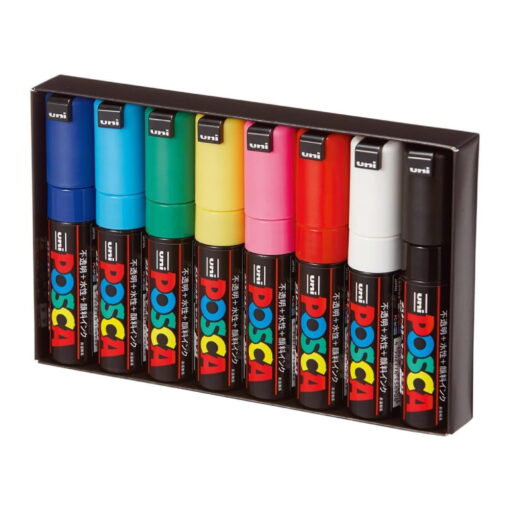 Set 8 markere Posca PC-8K