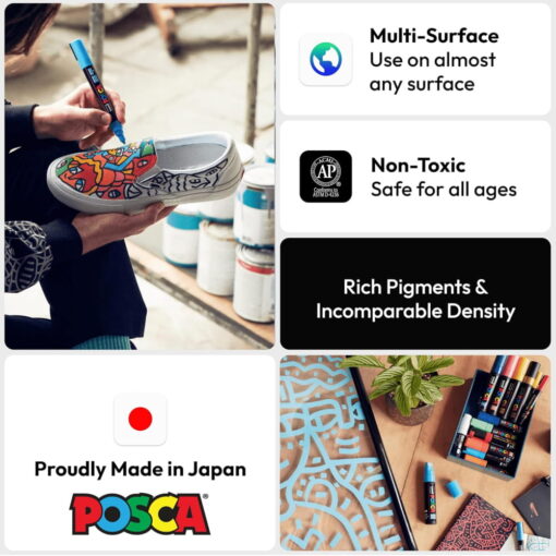 Set 8 Markere Posca PC-8K