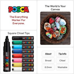 Set 8 Markere Posca PC-8K