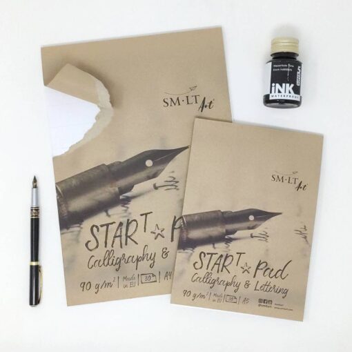 Bloc SMLT Start Calligraphy Lettering - imagine 7