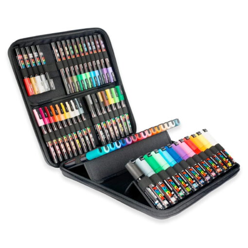 Penar echipat cu 60 markere Posca