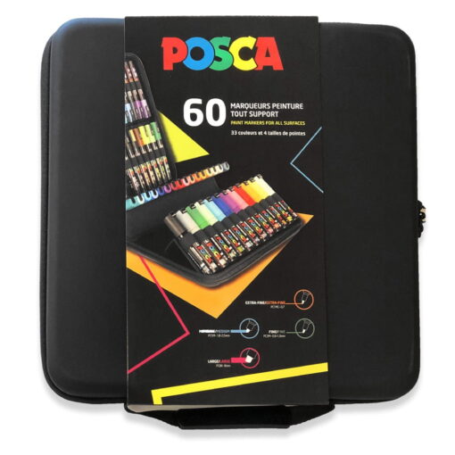 Penar Echipat cu 60 Markere Posca