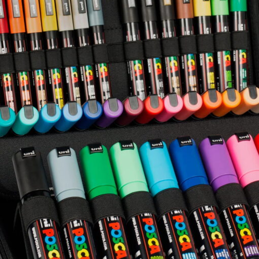 Penar Echipat cu 60 Markere Posca