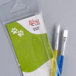 Set 2 Pensule Rosa Kids - Round (Nr6), Flat (Nr6)