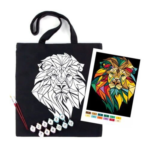 Set creativ Rosa Ecobag Neon Lion