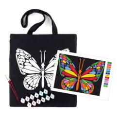Set creativ Rosa Ecobag Magic Butterfly