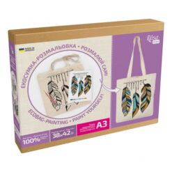 Set Creativ Rosa Ecobag - Golden Feathers