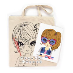 Set Creativ Rosa Ecobag - Cute Girl