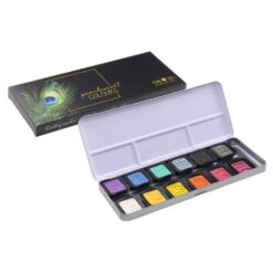 Set 12 acuarele FINETEC Pearlescent Rainbow