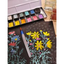 Set 12 acuarele FINETEC Pearlescent Rainbow