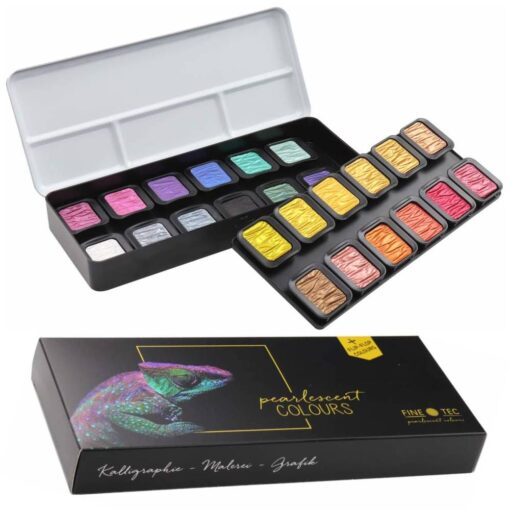 Set 24 acuarele FINETEC Colourful