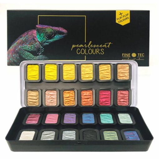 Set 24 acuarele FINETEC Colourful