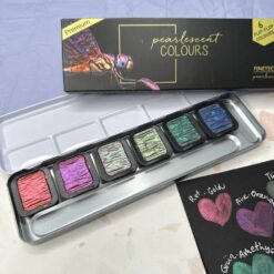 Set 6 acuarele FINETEC Pearlescent Flip Flop