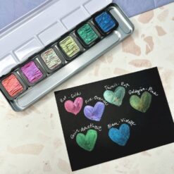 Set 6 acuarele FINETEC Pearlescent Flip Flop