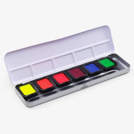 Set 6 acuarele FINETEC Neon
