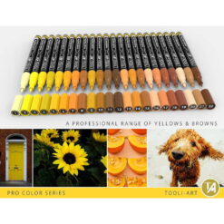 Set 22 Markere Acrilice 0.7mm Tooli - Yellow