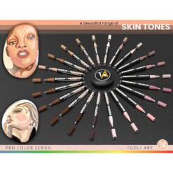 Set 22 Markere Acrilice 0.7mm Tooli - Nudes