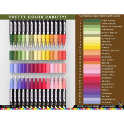 Set 28 Markere Acrilice 0.7mm Tooli - Flowers
