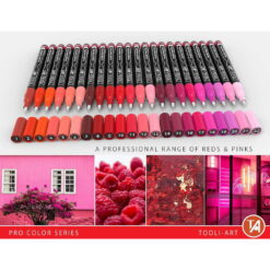 Set 22 Markere Acrilice 0.7mm Tooli - Red