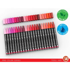 Set 22 Markere Acrilice 0.7mm Tooli - Red