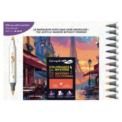 Set Mystery Coloring Graph'it GO City Sunset