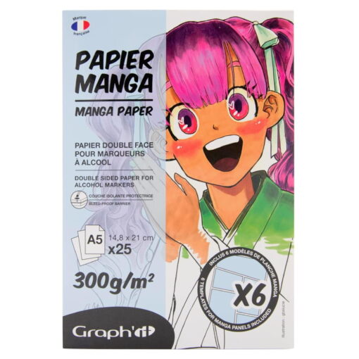 Bloc Desen Graph It Manga 25FOI 300Gr - A5