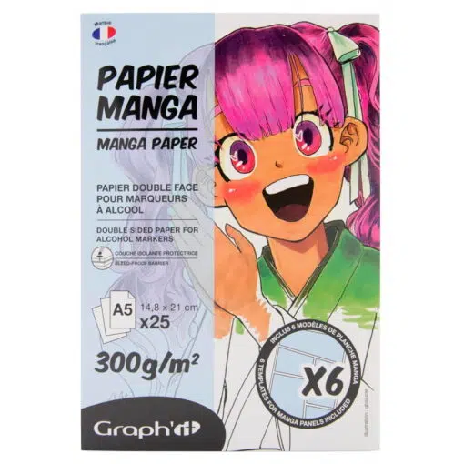 Bloc Desen Graph It Manga 25FOI 300Gr - A5