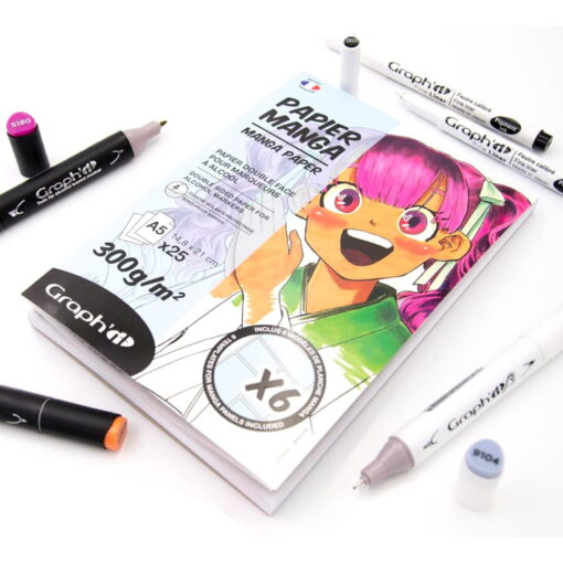 Bloc Desen Graph It Manga 25FOI 300Gr - A5