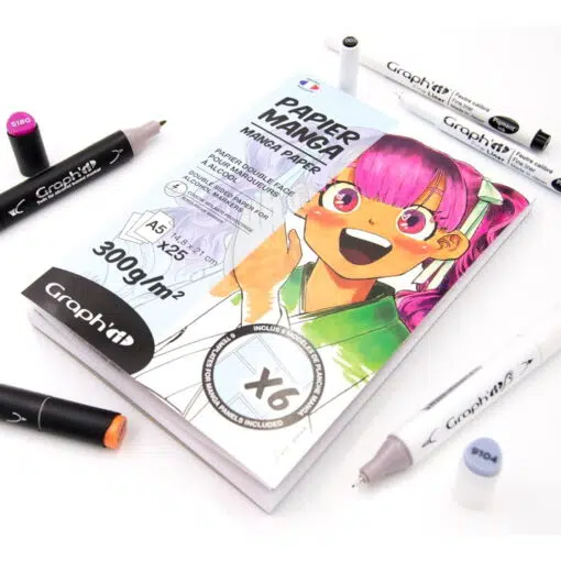 Bloc Desen Graph It Manga 25FOI 300Gr - A5
