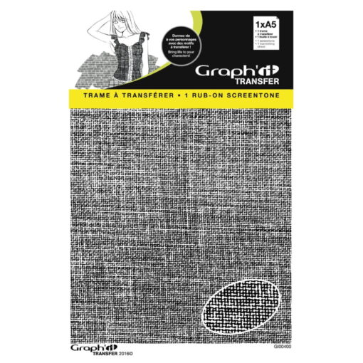 Sablon Graphit Transfer Textura A5 - Design 1
