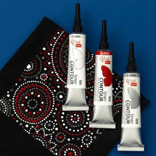 Contur Liner in Relief Acrilic Rosa 20ml