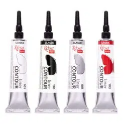 Contur acrilic in relief Rosa 20ml