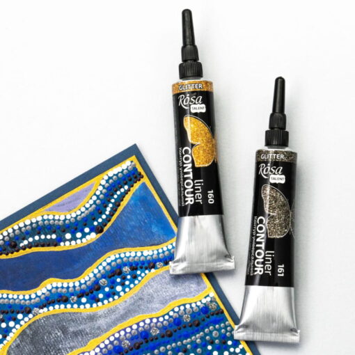 Contur Liner in Relief Acrilic Rosa 20ml