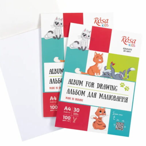 Bloc desen ROSA KIDS Cats 100gr 30foi - A4